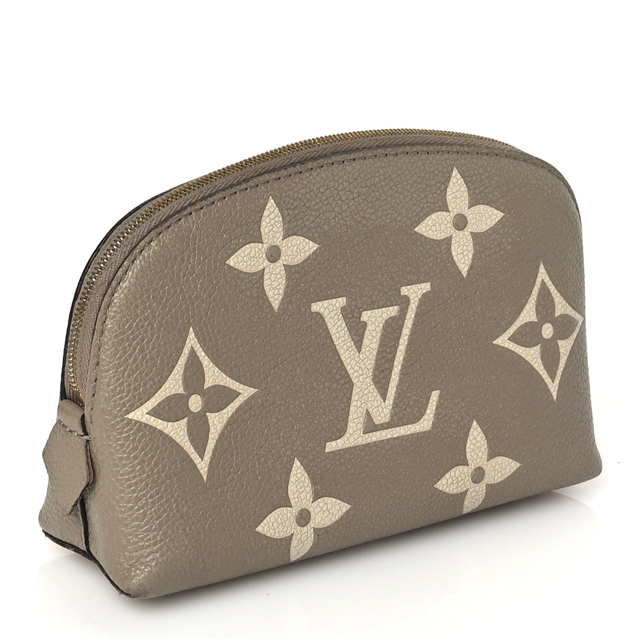 Louis Vuitton Empreinte Monogram Giant Cosmetic Pouch PM Tourterelle Crème Image 3