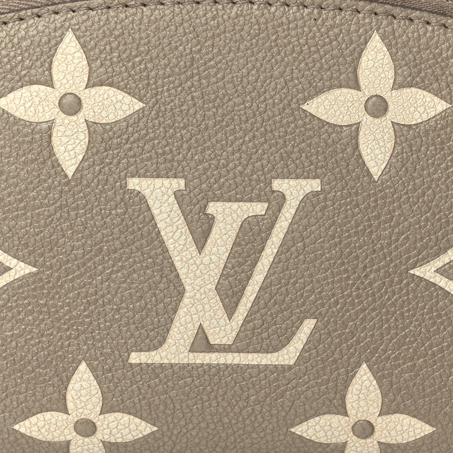 Louis Vuitton Empreinte Monogram Giant Cosmetic Pouch PM Tourterelle Crème Image 7