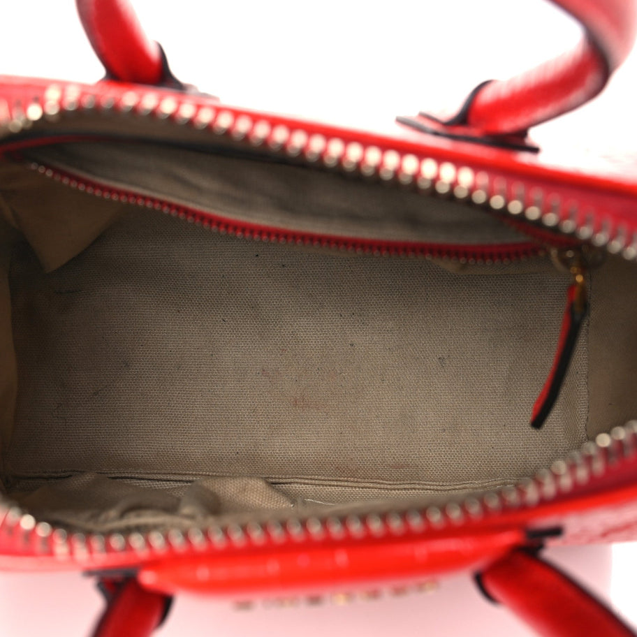 Givenchy Calfskin Crocodile Embossed Mini Antigona Red Image 5