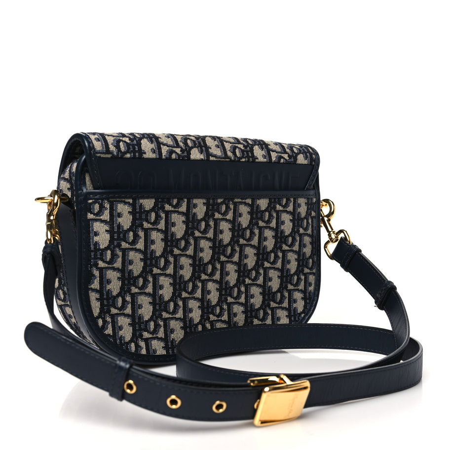 Christian Dior Oblique Medium Bobby Flap Blue Image 3
