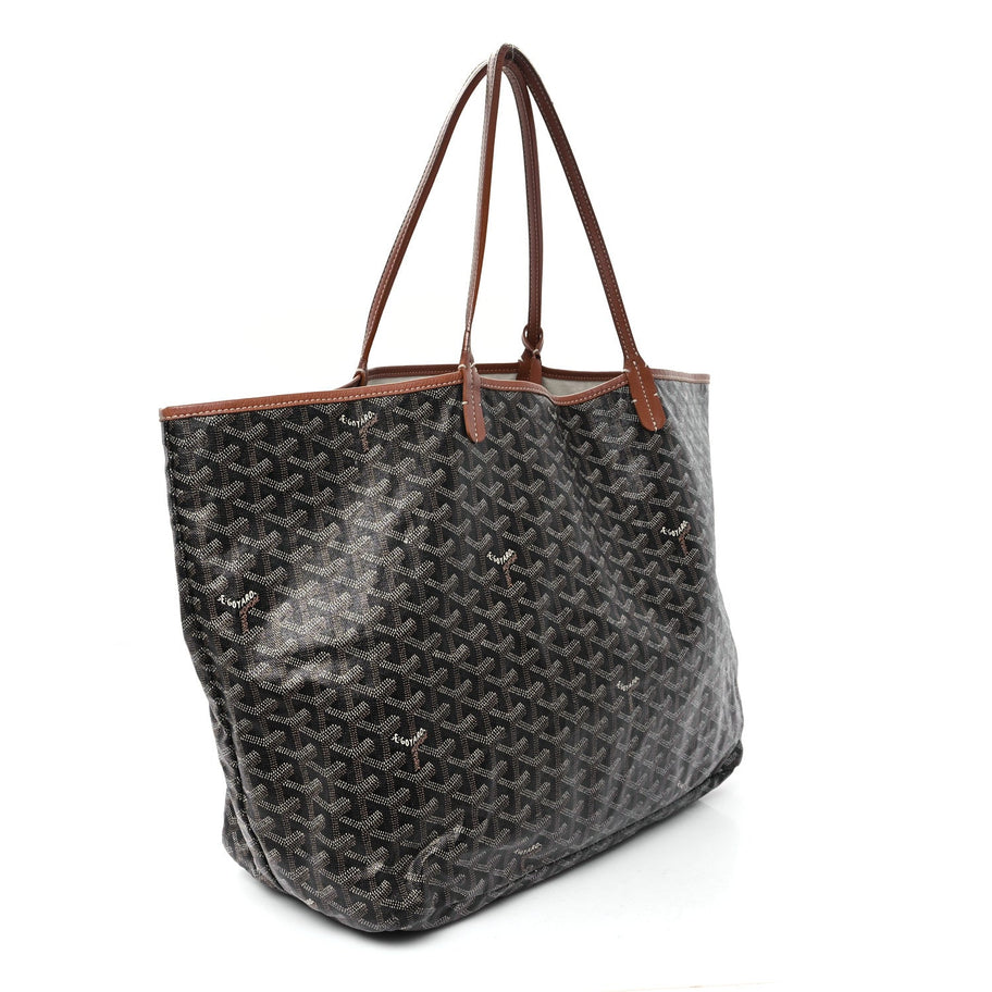 Goyard Goyardine Saint Louis GM Black Gold Image 4