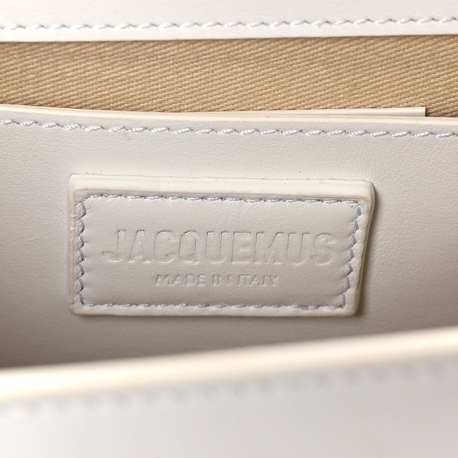 Jacquemus Smooth Calfskin Le Grand Bambino White Image 6