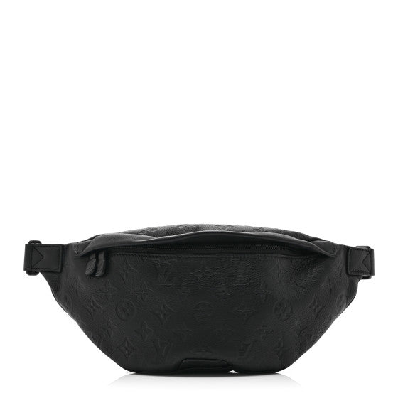 Louis Vuitton Calfskin Monogram Shadow Discovery Bumbag Black Image 1