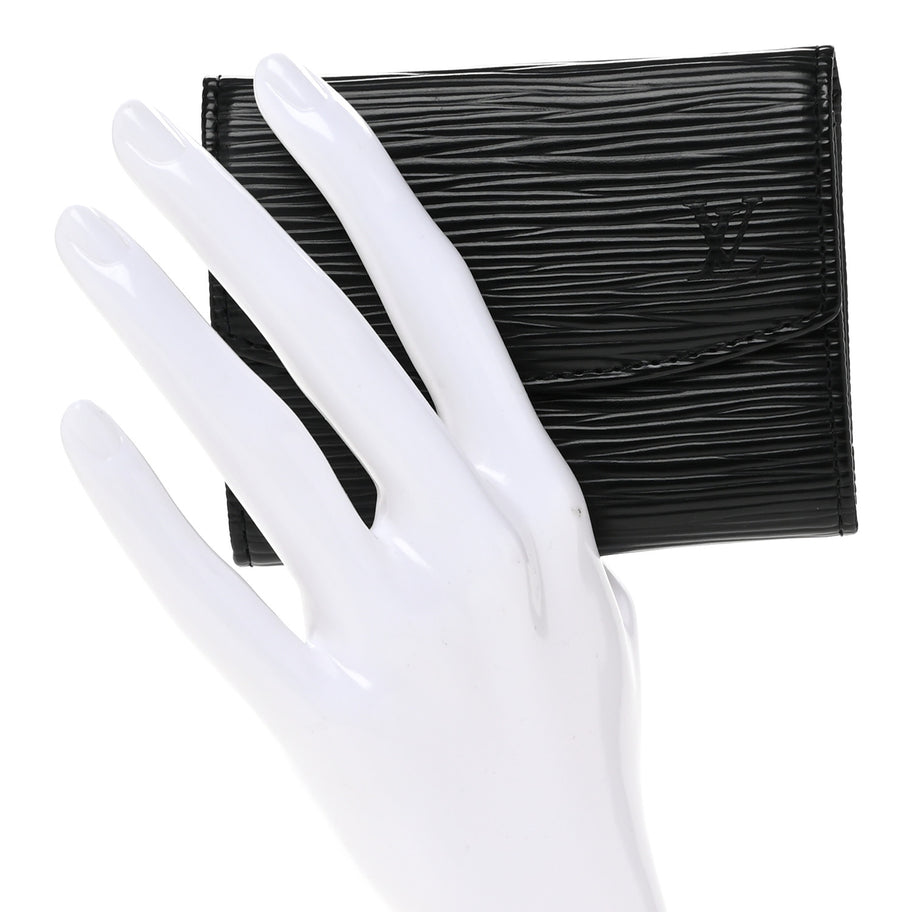 Louis Vuitton Epi Porte-Monnaie Simple Coin Purse Black Image 2