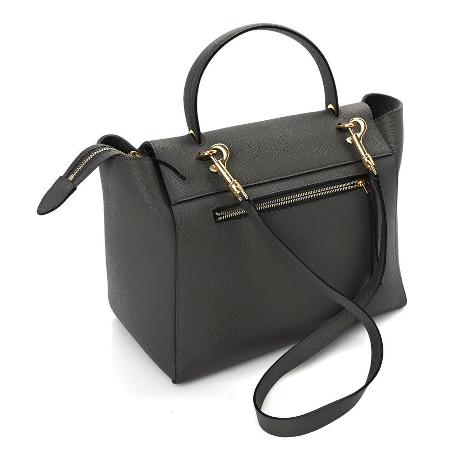 Celine Grained Calfskin Small Belt Bag Grey Image 2