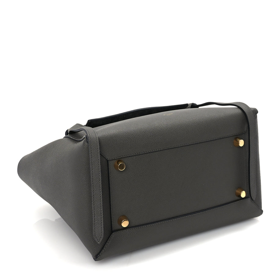 Celine Grained Calfskin Small Belt Bag Grey Image 3