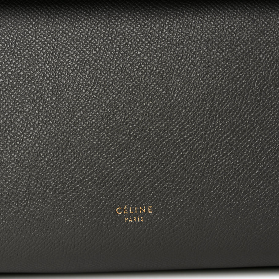 Celine Grained Calfskin Small Belt Bag Grey Image 5