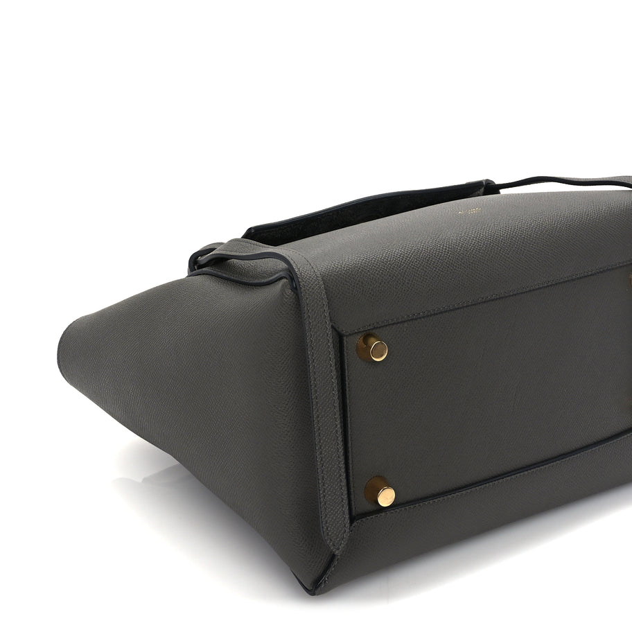 Celine Grained Calfskin Small Belt Bag Grey Image 7