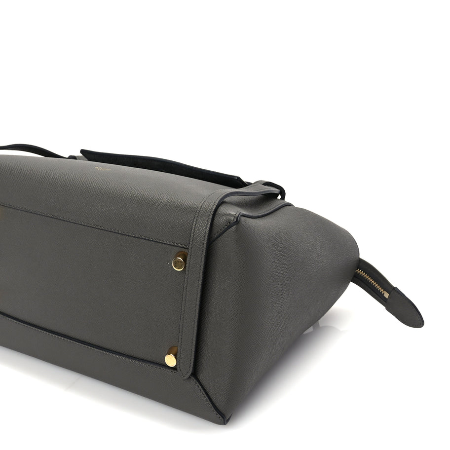 Celine Grained Calfskin Small Belt Bag Grey Image 8