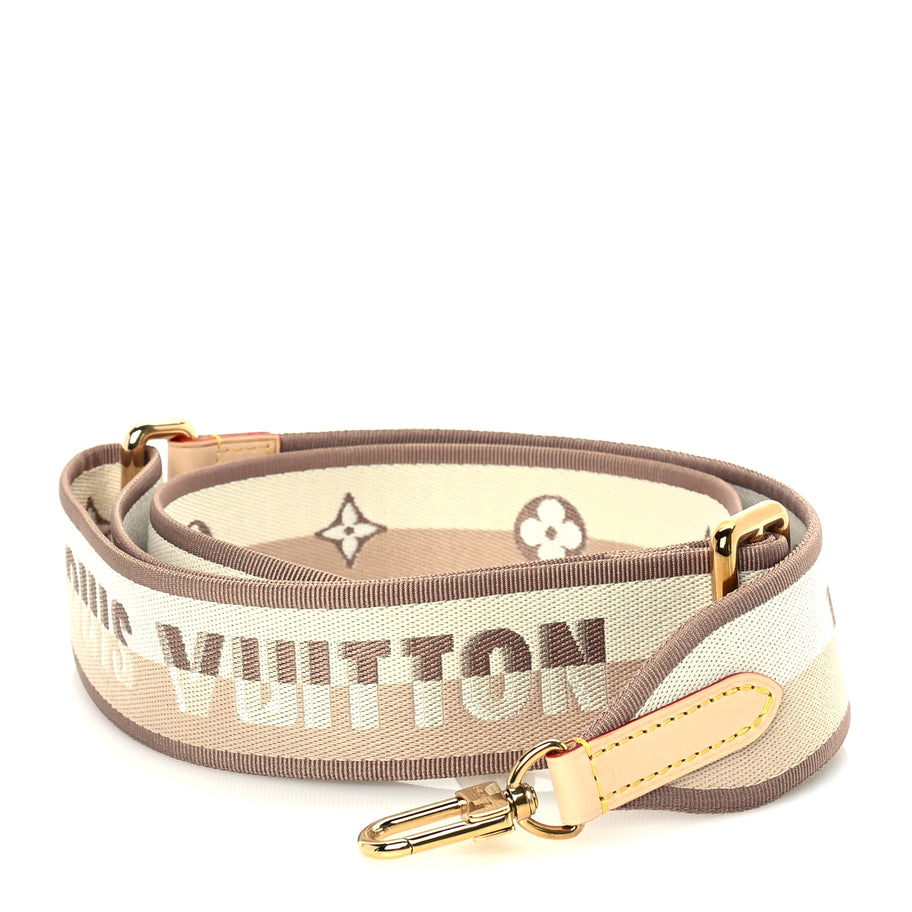 Louis Vuitton Jacquard Speedy Bandouliere 20 Shoulder Strap  Beige Image 1