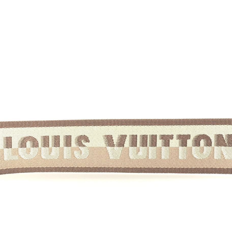 Louis Vuitton Jacquard Speedy Bandouliere 20 Shoulder Strap  Beige Image 3
