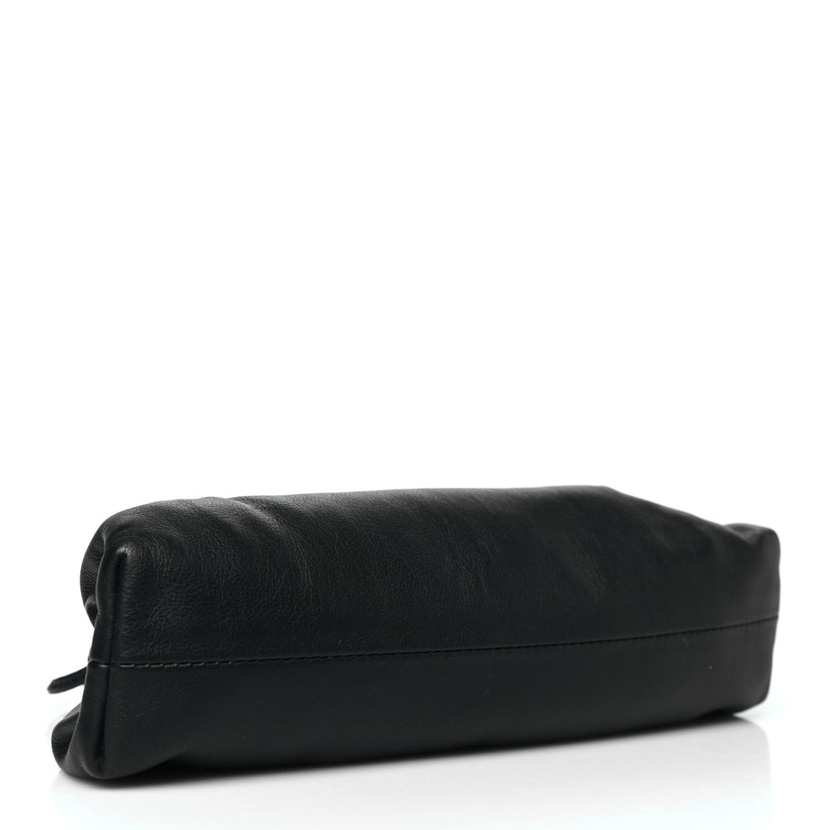 Bottega Veneta Butter Calfskin The Mini Pouch Black Image 4