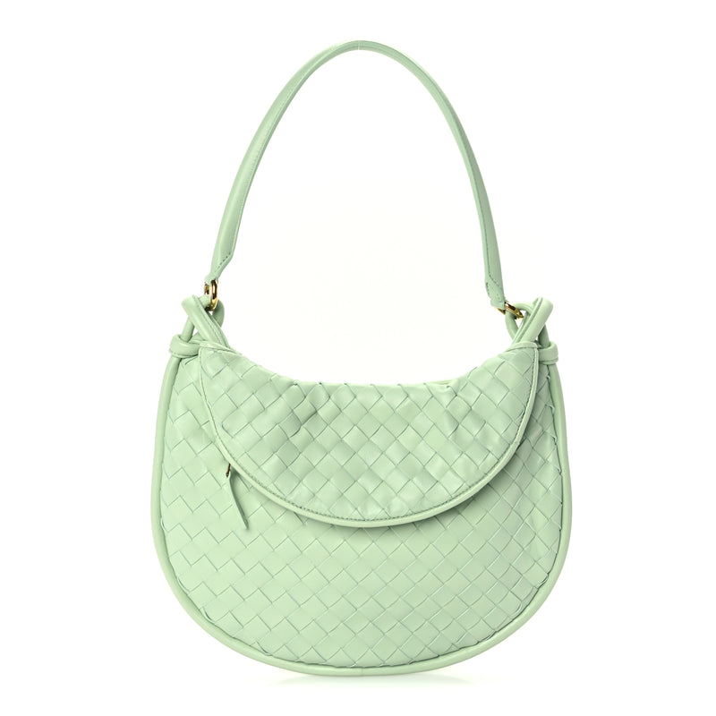  Bottega Veneta Nappa Intrecciato Medium Gemelli New Sauge