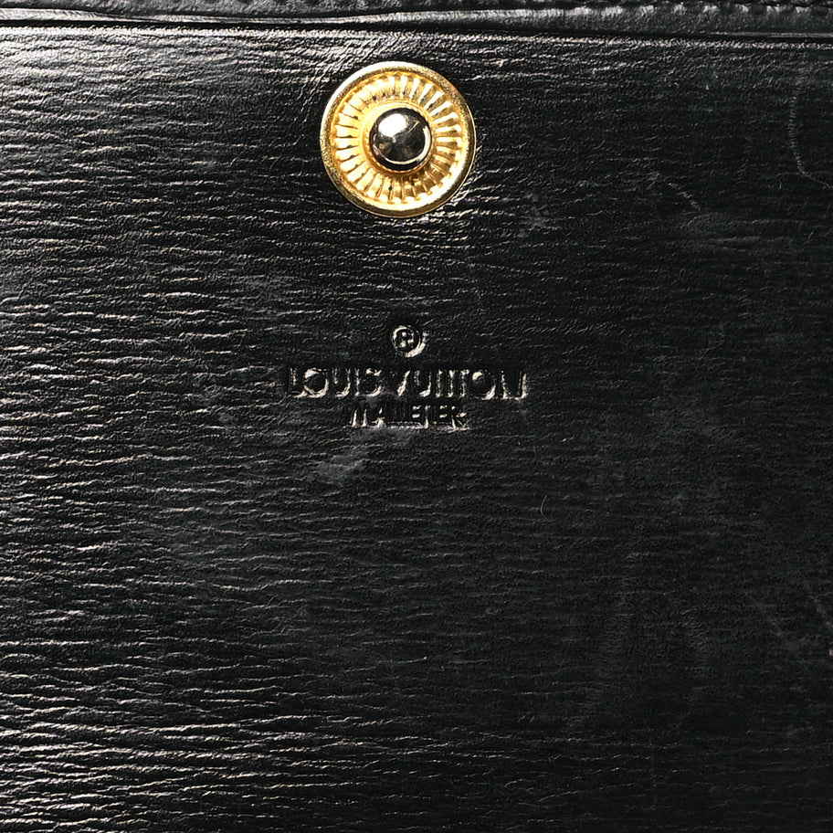 Louis Vuitton Epi Sarah Wallet Black Image 6