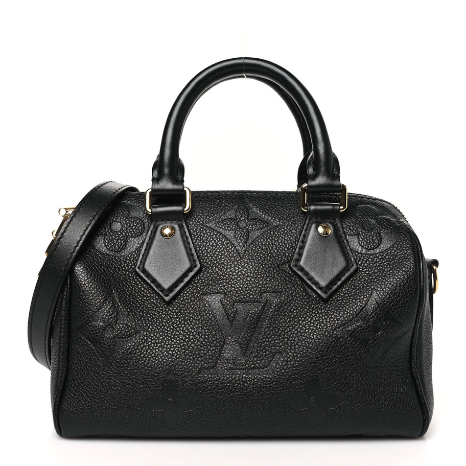 Louis Vuitton Empreinte Monogram Giant Speedy Bandouliere 20 Black Image 1