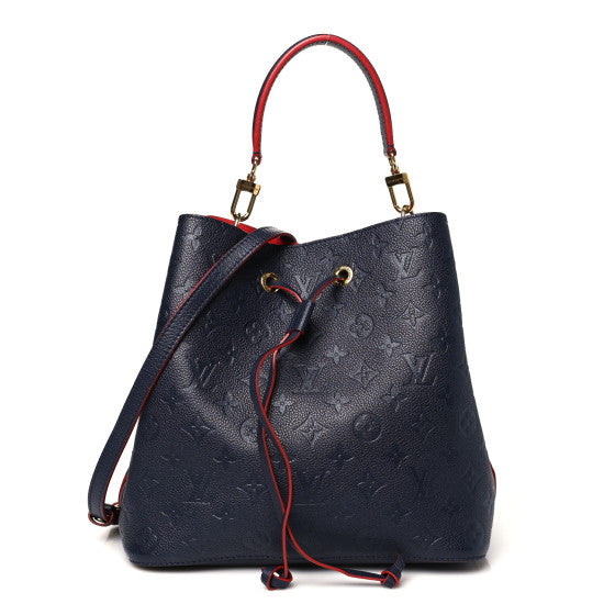  Louis Vuitton Empreinte Neonoe MM Marine Rouge