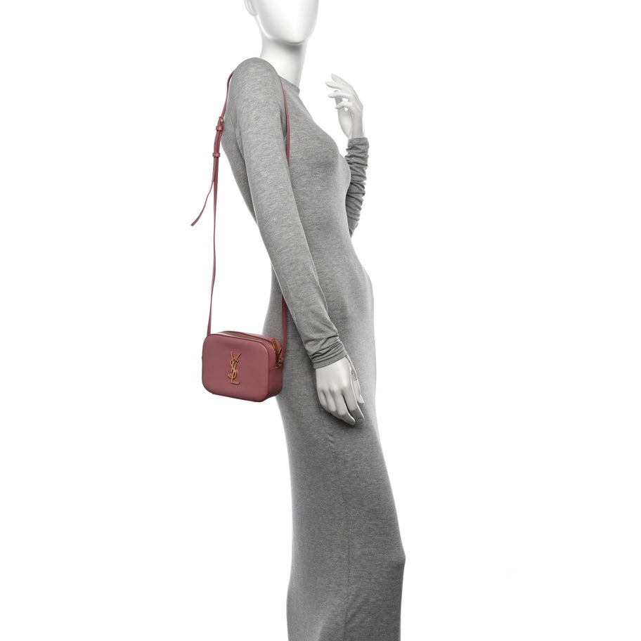 Saint Laurent Grain De Poudre Small Classic Monogram Camera Bag Old Rose Image 2