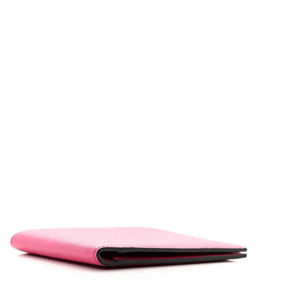 Saint Laurent Grain De Poudre Portefeuille Bi-Fold Wallet Fuchsia Image 4