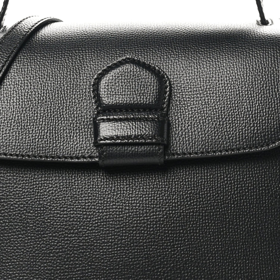 Burberry Derby Calfskin House Check Small Camberley Black Image 7