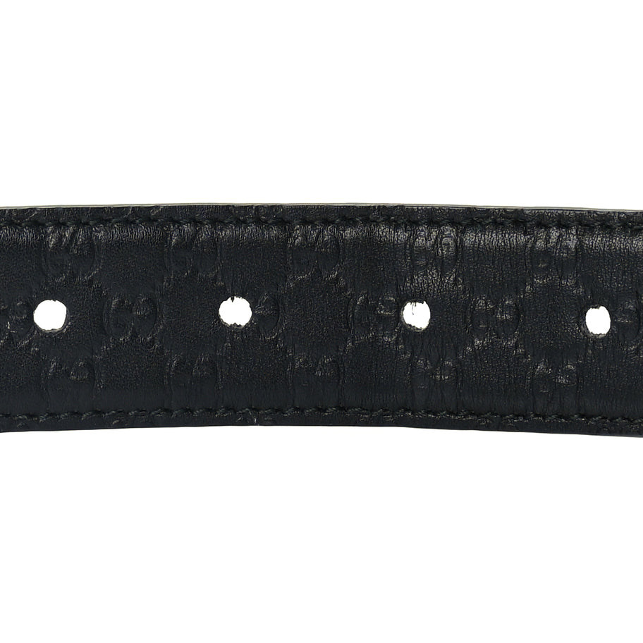 Gucci Guccissima Belt 105 42  Black Image 3