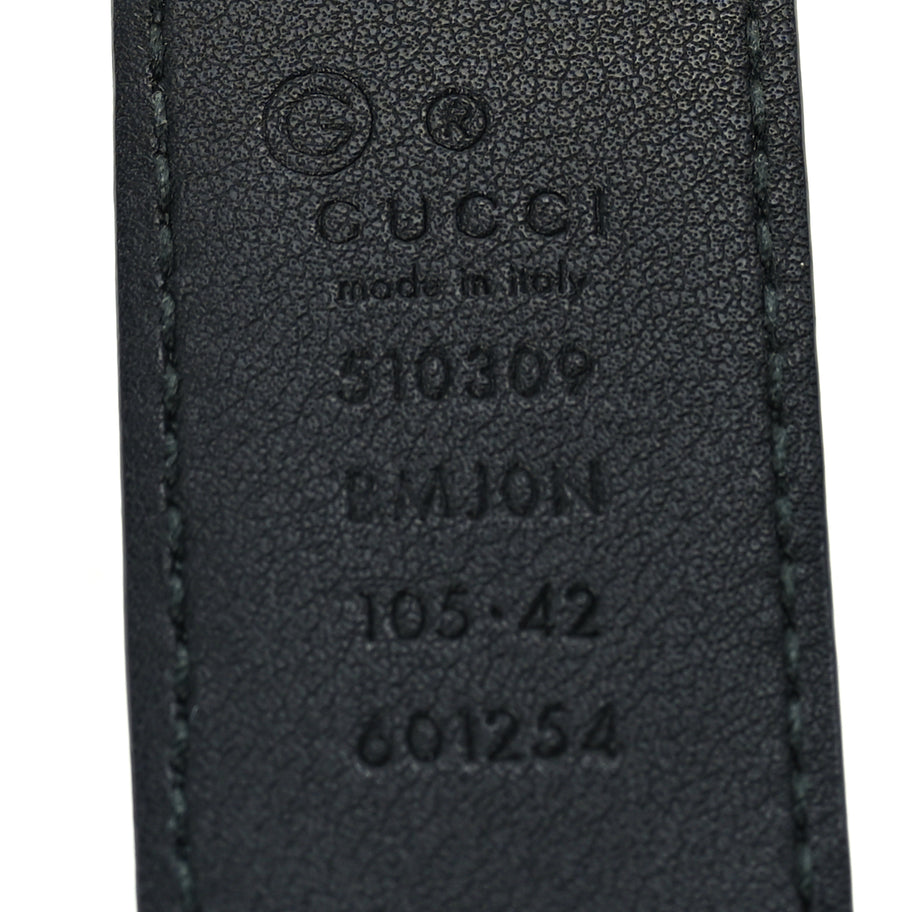 Gucci Guccissima Belt 105 42  Black Image 5