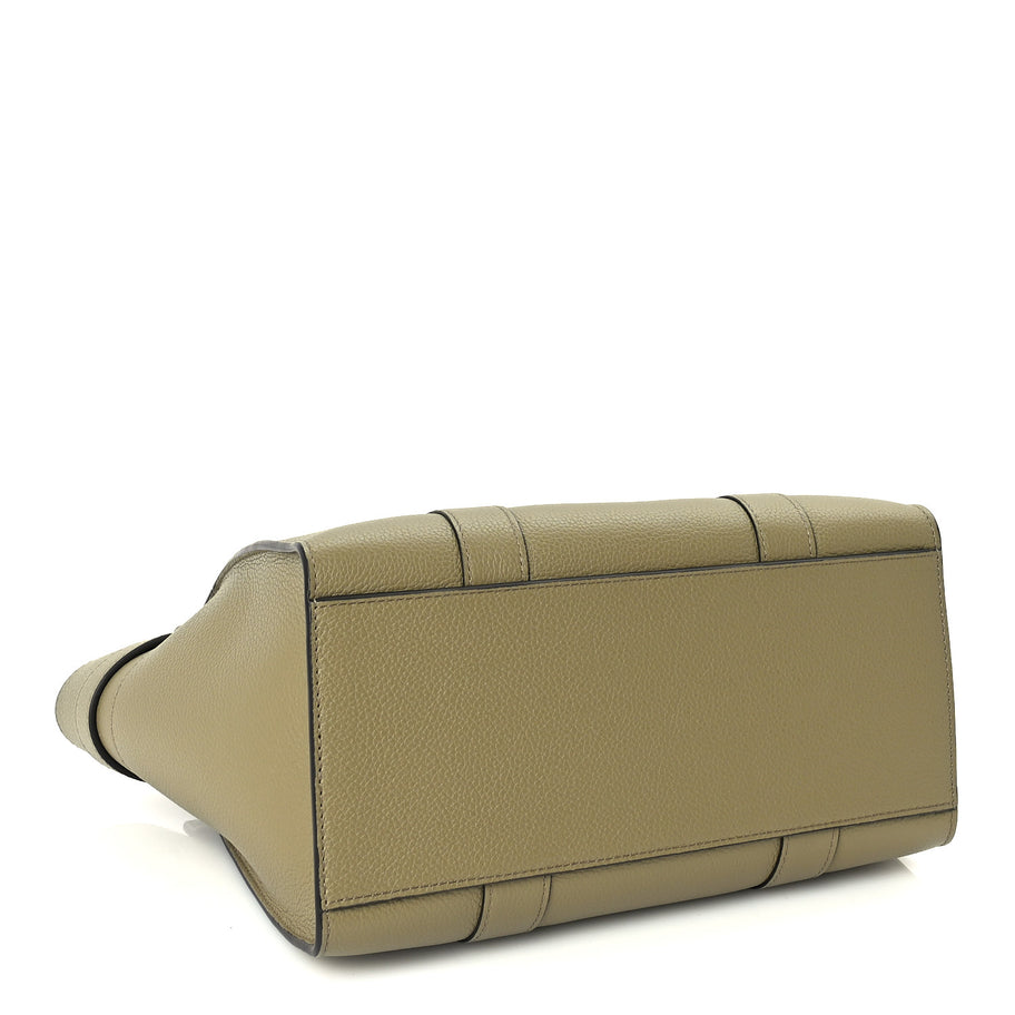 Mulberry Small Classic Grain Mini Zipped Bayswater Green Image 3