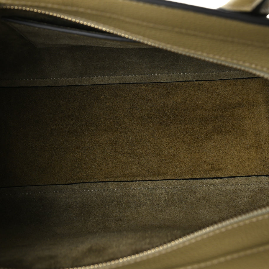 Mulberry Small Classic Grain Mini Zipped Bayswater Green Image 4