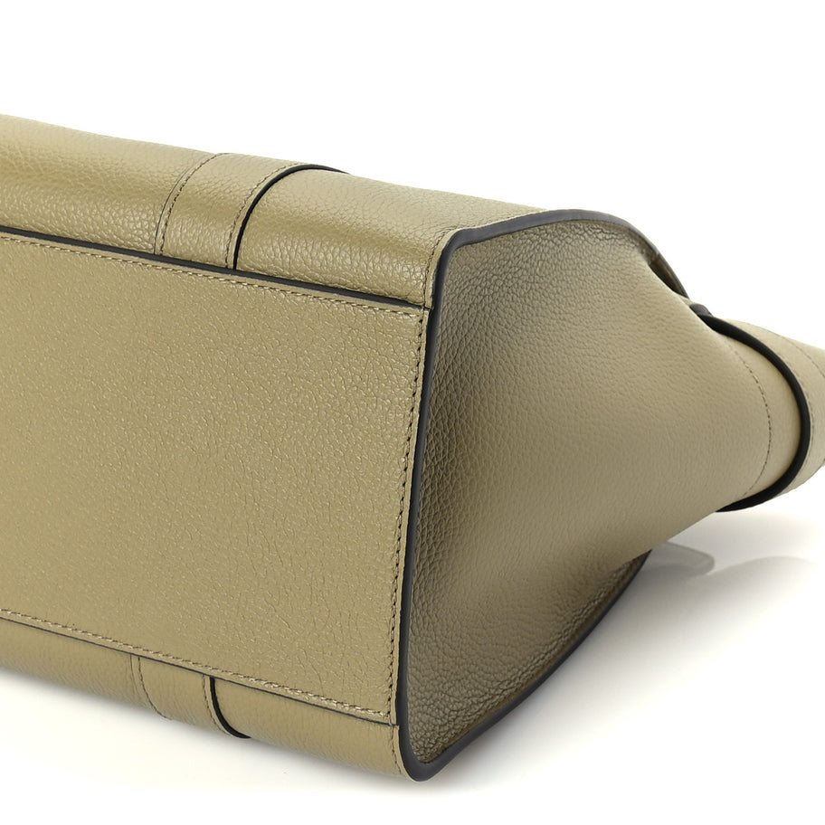 Mulberry Small Classic Grain Mini Zipped Bayswater Green Image 8