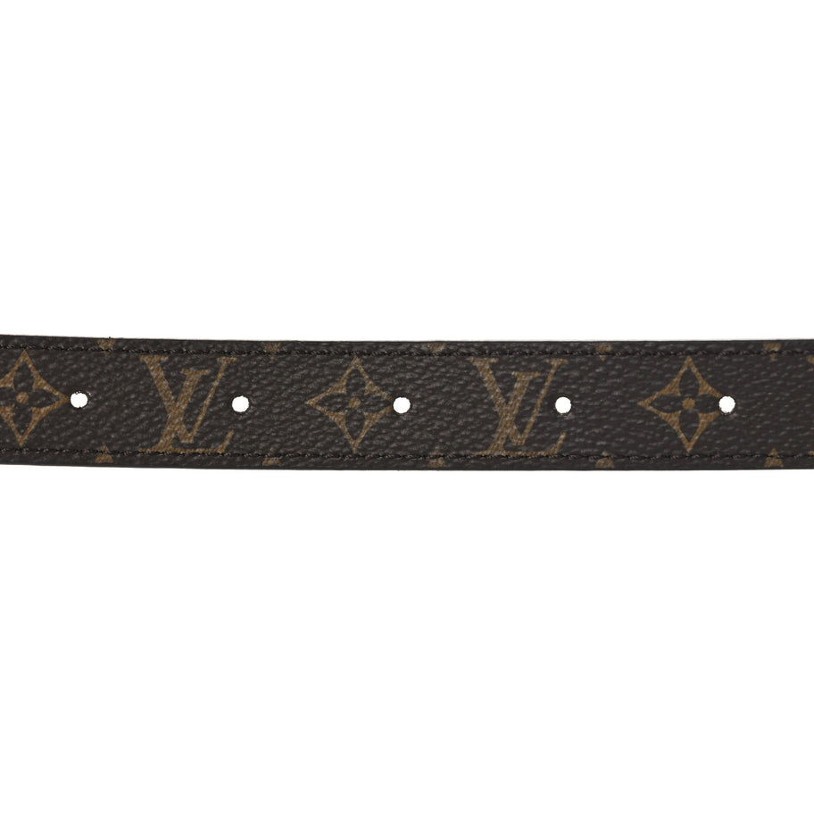 Louis Vuitton Calfskin Monogram 20mm LV Iconic Reversible Belt Black Image 4