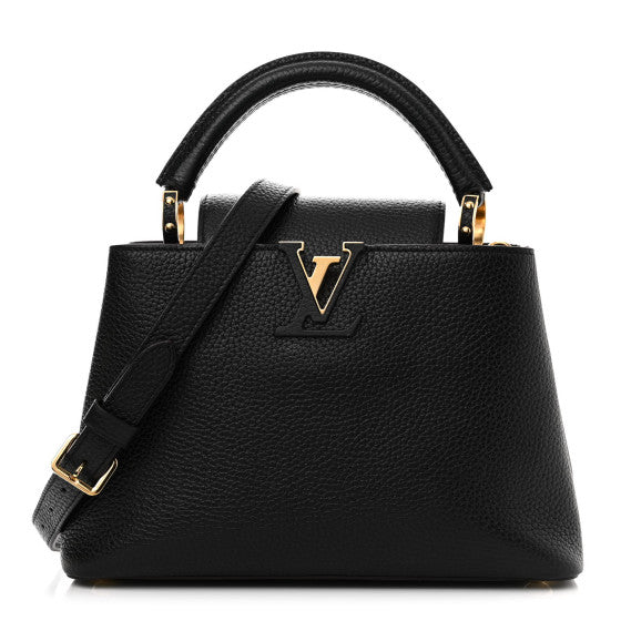 Louis Vuitton Taurillon Capucines BB Black Image 1