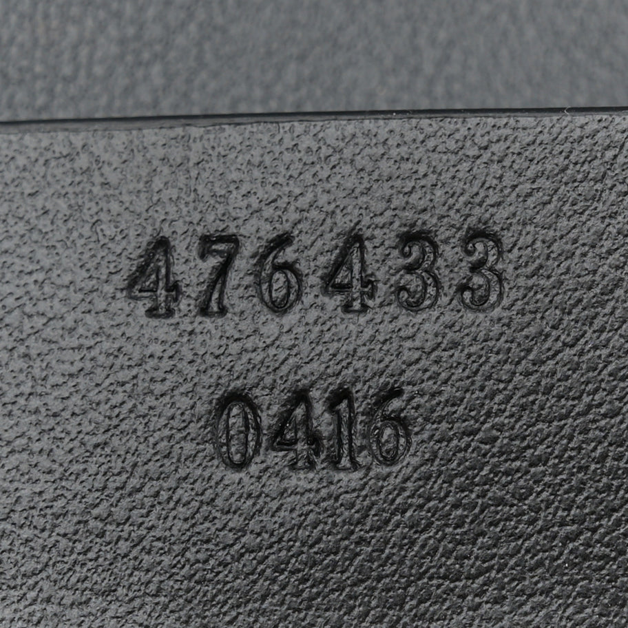 Gucci Calfskin Matelasse Super Mini GG Marmont Shoulder Bag Black Image 7