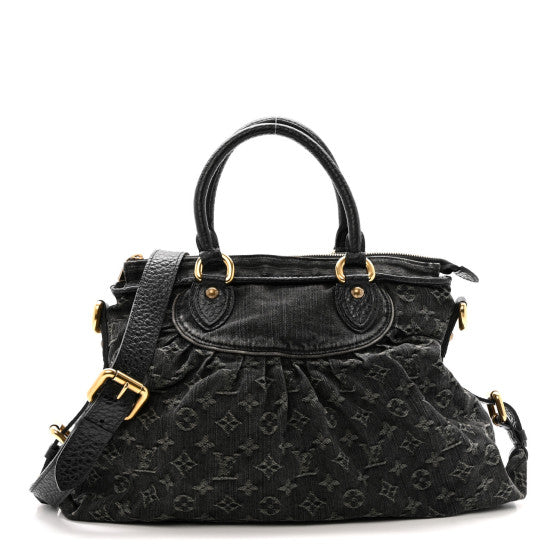  Louis Vuitton Denim Neo Cabby MM Black
