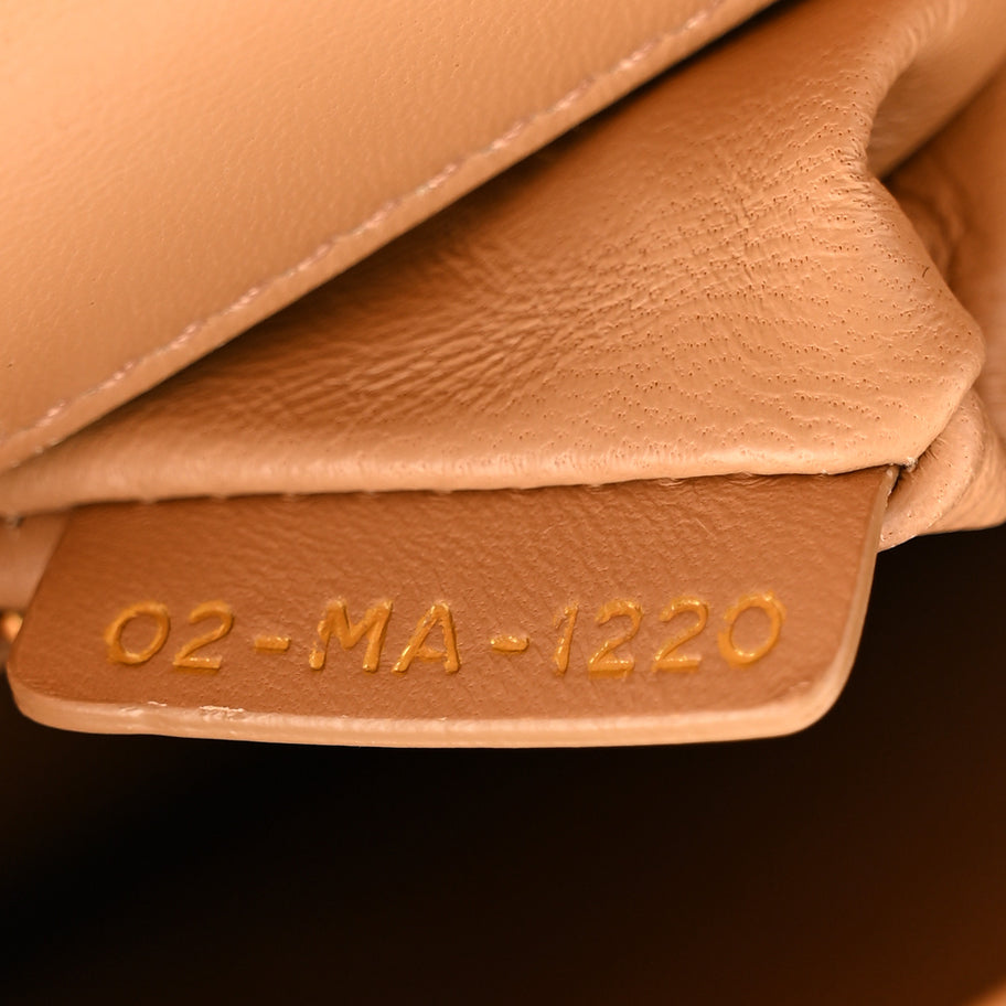 Christian Dior Calfskin Floral Printed 30 Montaigne Flap Bag Cuivre Multicolor Image 7