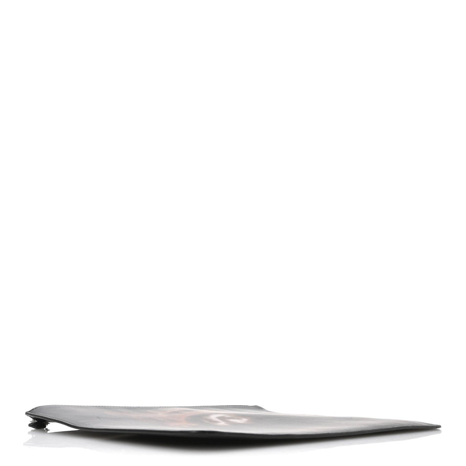 Givenchy Calfskin Jesus Print Zip Pouch Black Image 4