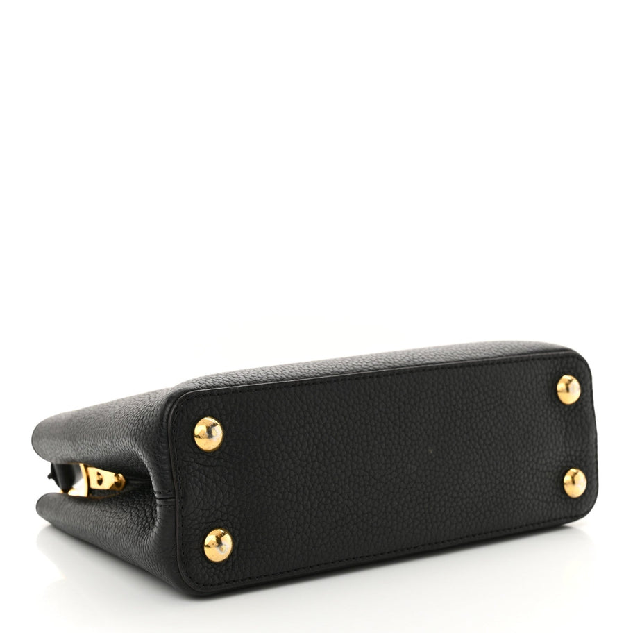 Louis Vuitton Taurillon Capucines BB Black Image 4