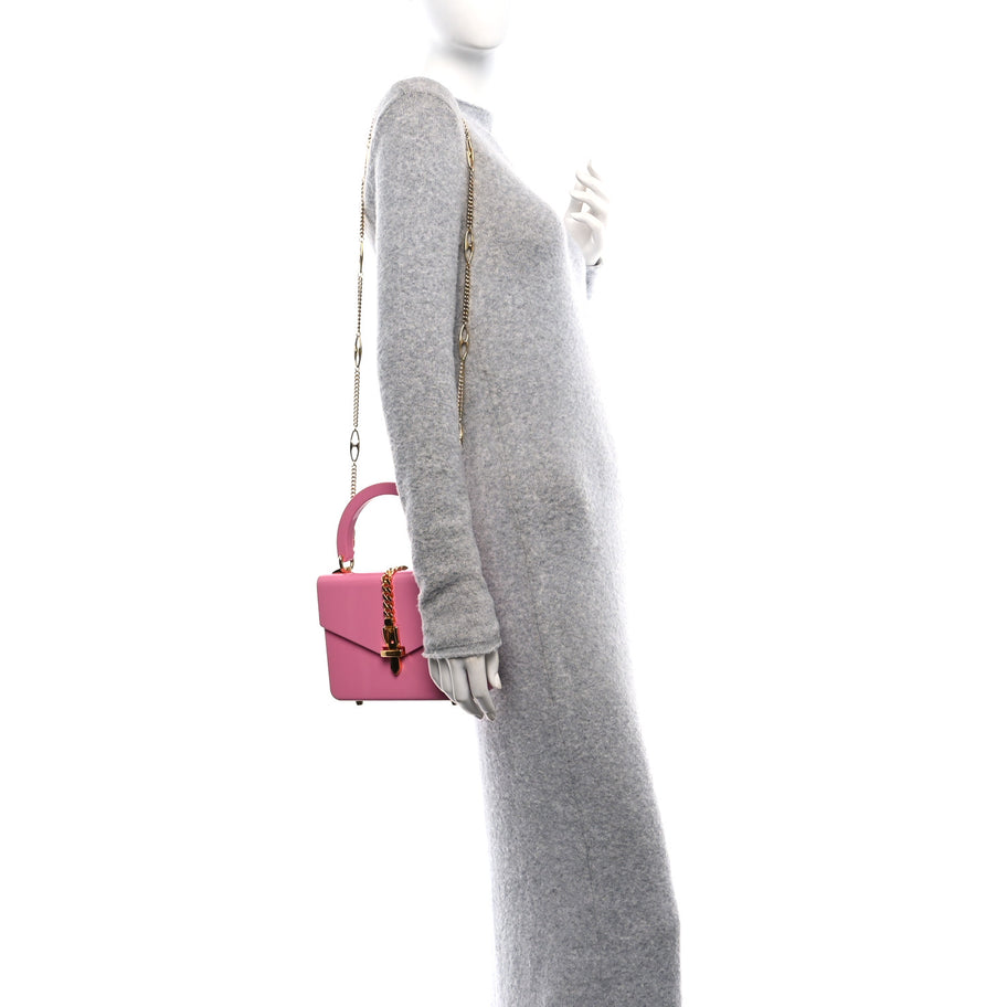 Gucci Plexiglass Mini Sylvie 1969 Top Handle Bag Pink Image 2