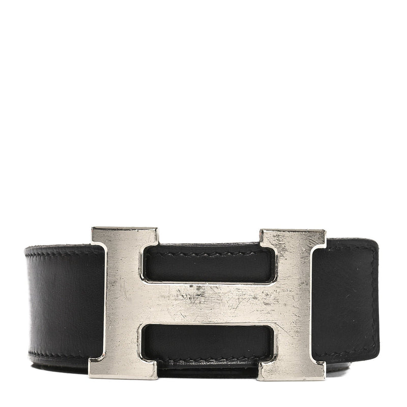  Hermes Box Togo 32mm H Belt 90 36 Black Chocolate