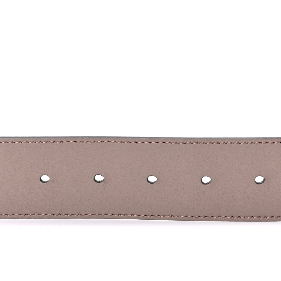 Gucci Calfskin Double G 40mm Belt 85 34  Porcelain Rose Image 3