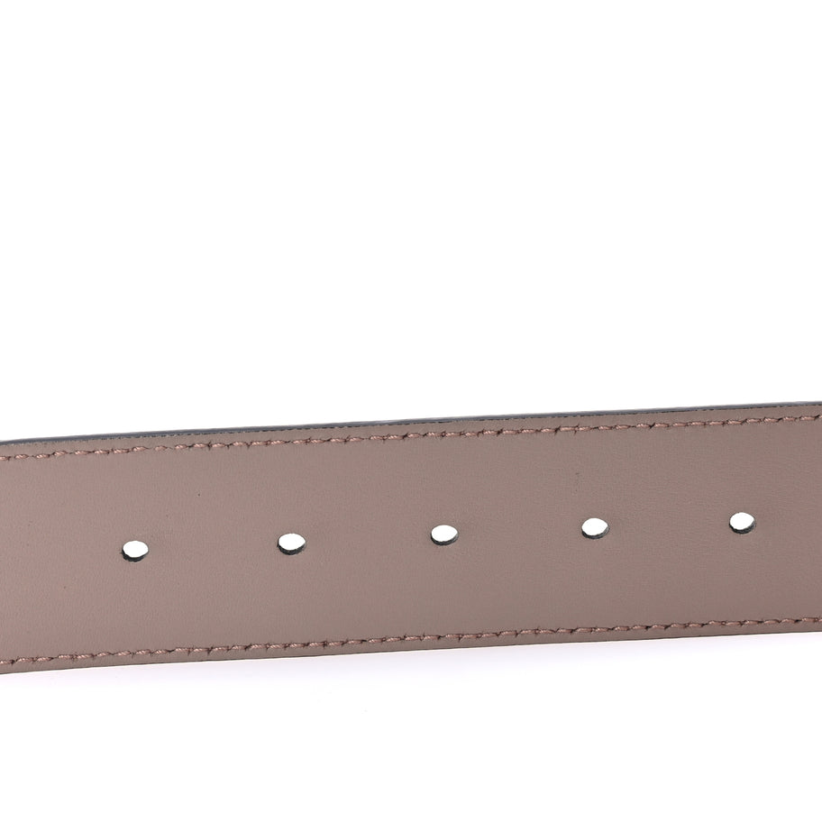 Gucci Calfskin Double G 40mm Belt 85 34  Porcelain Rose Image 4