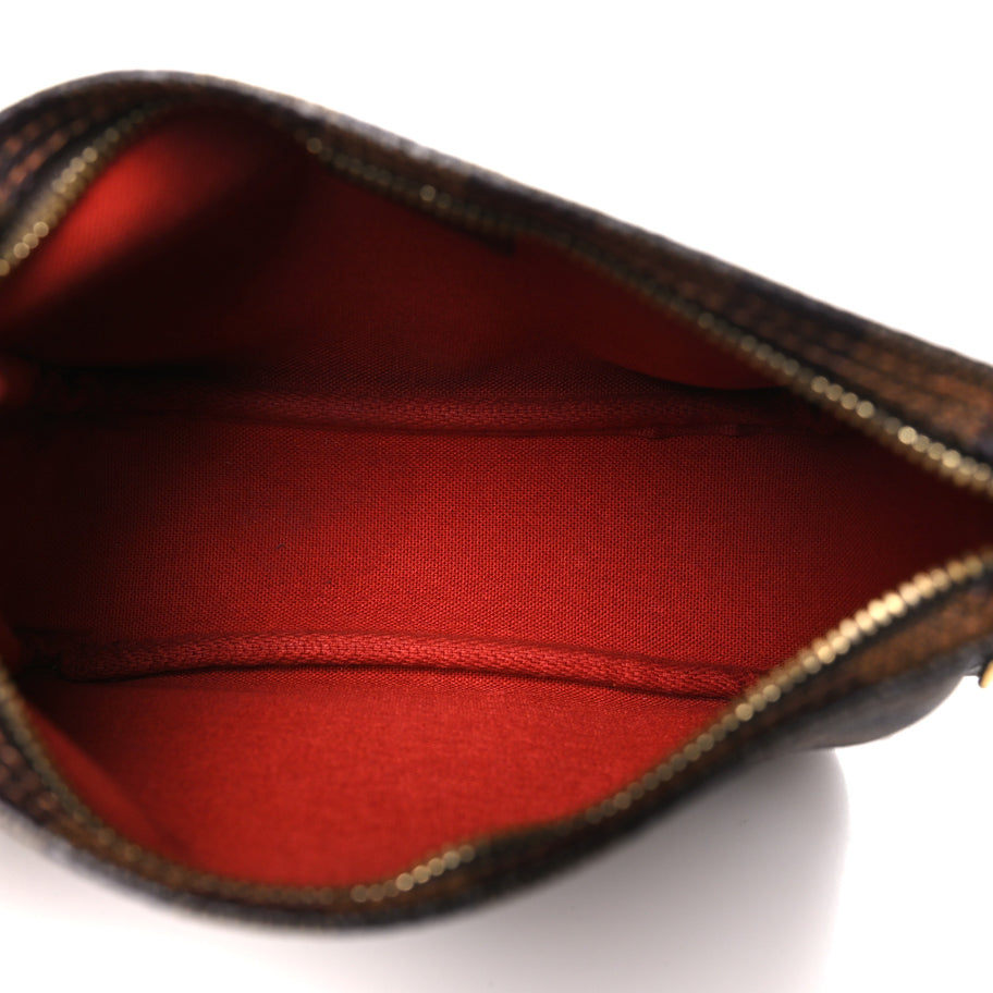 Louis Vuitton Damier Ebene Trousse Make Up Bag Pochette Image 5