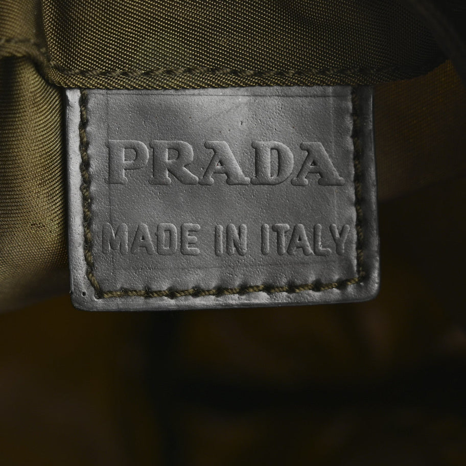 Prada Nylon Vela Drawstring Pouch Bruciato Image 6