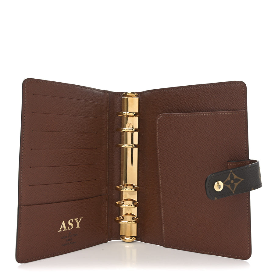Louis Vuitton Monogram Medium Ring Agenda Cover Image 5