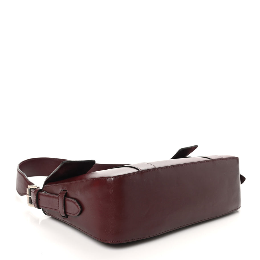 Mulberry Shiny Smooth Calfskin East West Bayswater Black Cherry Image 4