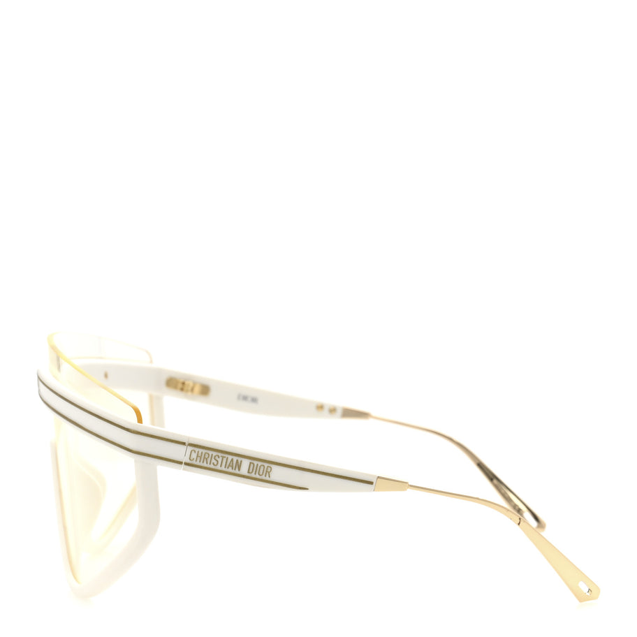 Christian Dior Acetate Mask DiorClub M2U Sunglasses Translucent Ivory Image 3