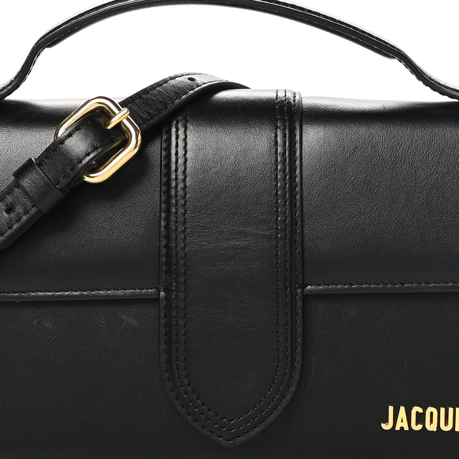 Jacquemus Smooth Calfskin Le Grand Bambino Black Image 7