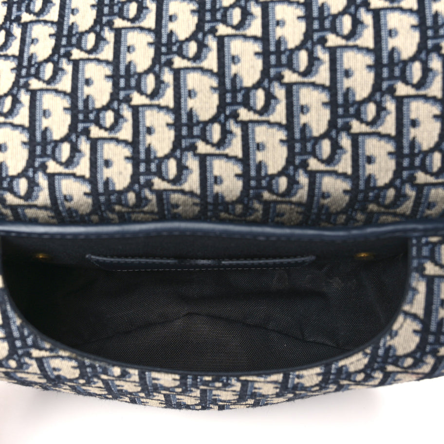 Christian Dior Oblique Medium Bobby Flap Blue Image 5