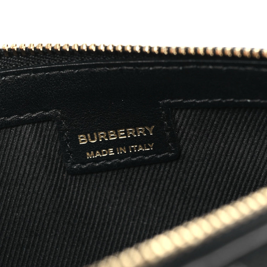 Burberry Vintage Check Calfskin Olympia Slim Pouch Archive Beige Image 6