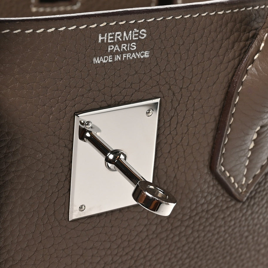 Hermes Togo Birkin 30 Etoupe Image 7