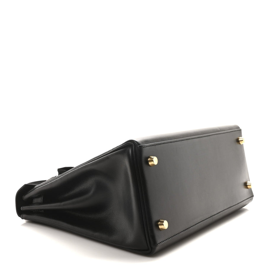 Hermes Box Kelly Retourne 28 Black Image 4