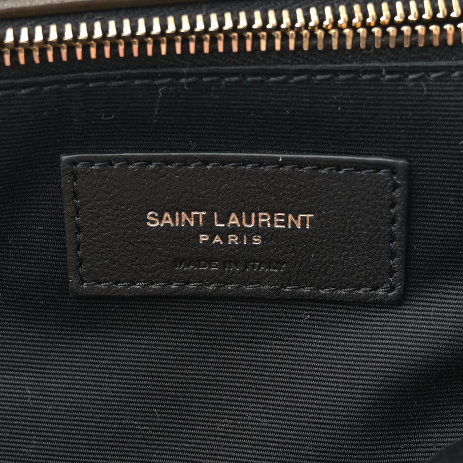 Saint Laurent Grained Lambskin Large Calypso Light Musk Image 6